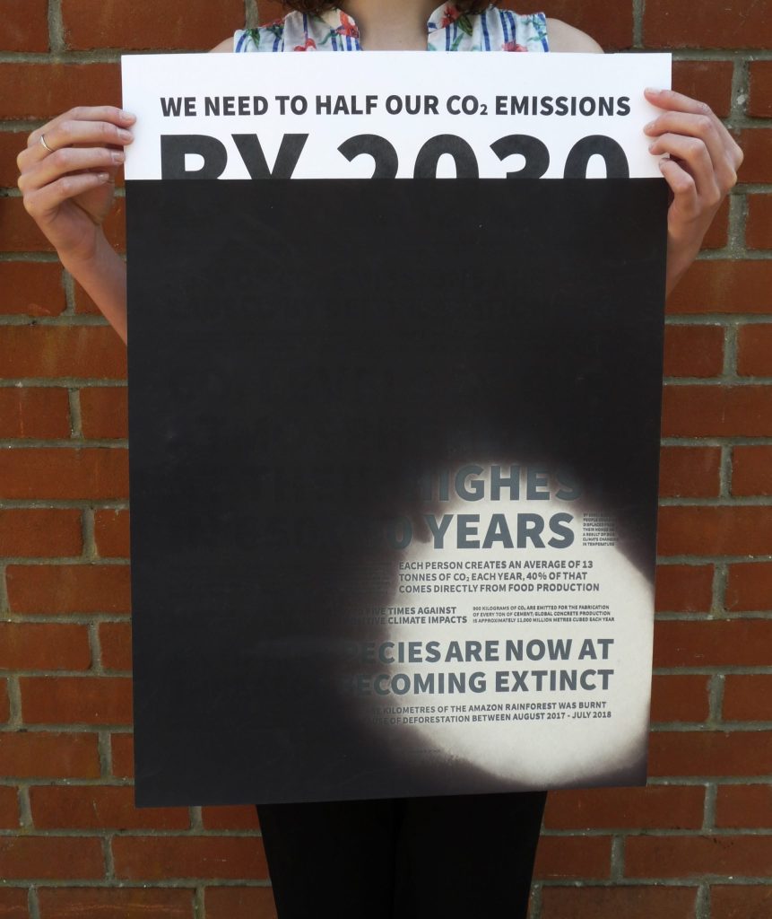 Climate crisis poster