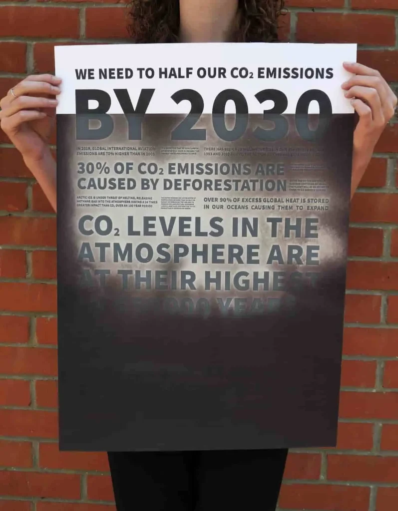 Climate crisis poster