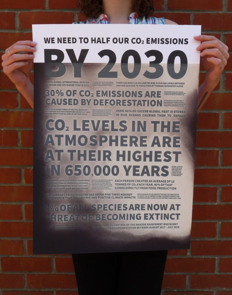 Climate crisis poster