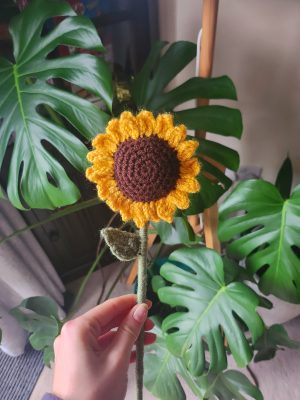 sunflower art by chloe
