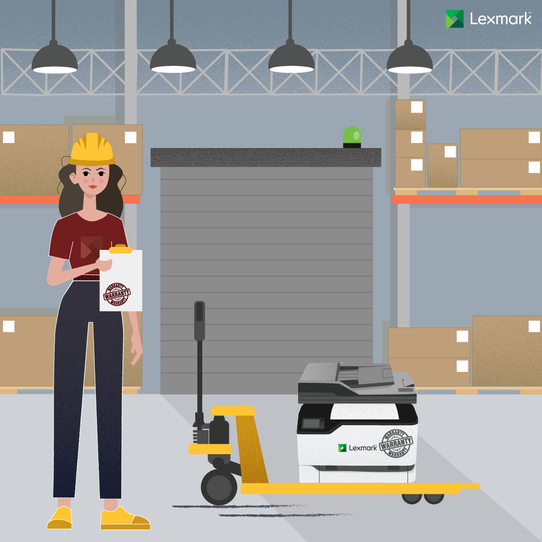 Lexmark warranty illustration
