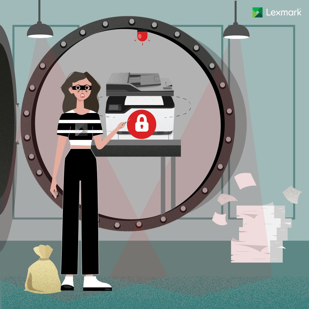 Lexmark security illustration